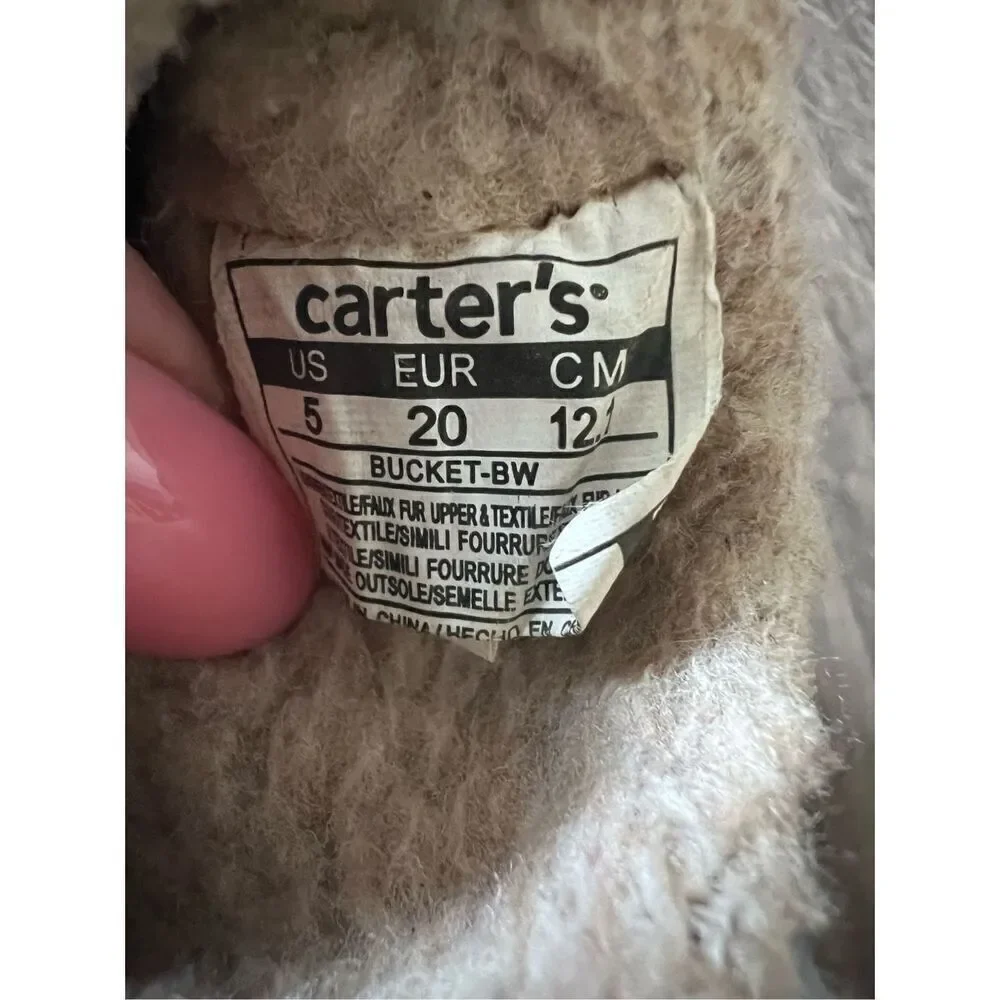 Carter's Baby Toddler Boots Brown/Olive Size 6